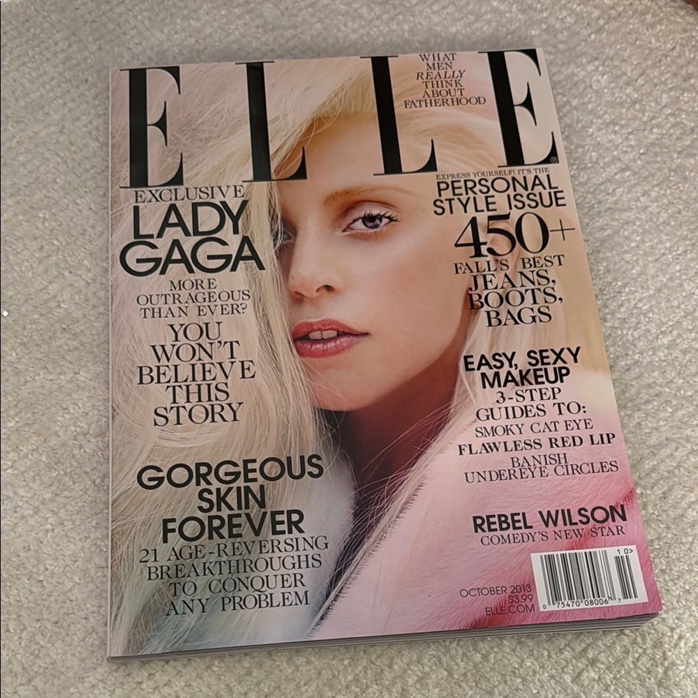 Elle Magazine October 2013 Issue Feat. Lady Gaga
